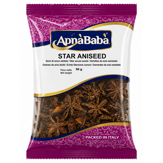 ApnaBaba Anason Stelat Întreg – Star Aniseed 50 g