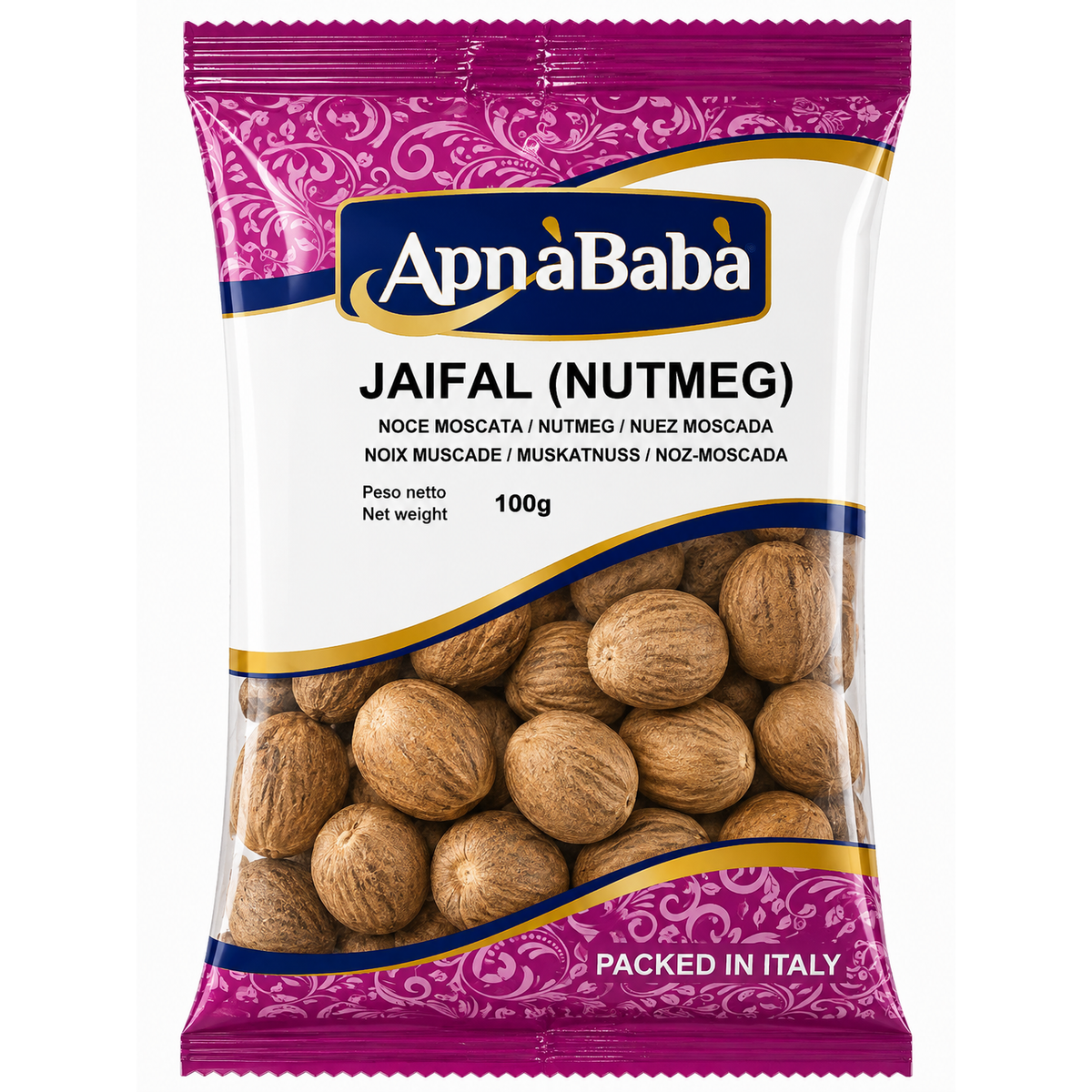 ApnaBaba Jaifal (Nutmeg) – Nucșoară Întreagă 100g