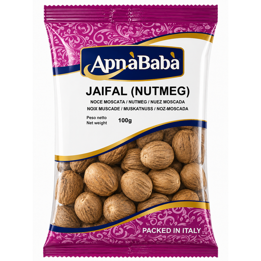 ApnaBaba Jaifal (Nutmeg) – Nucșoară Întreagă 100g