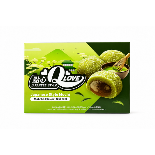 Q Love Mochi Japonez cu Matcha – 180 g