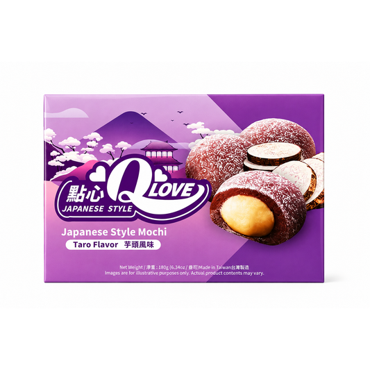 Q Love Mochi Japonez cu Taro – 180 g