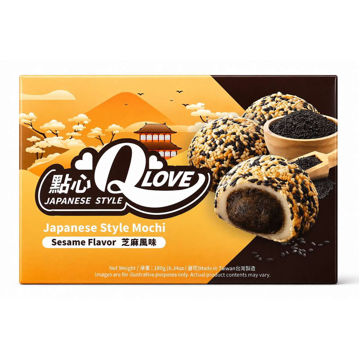 Q Love Mochi Japonez cu Susan – 180 g