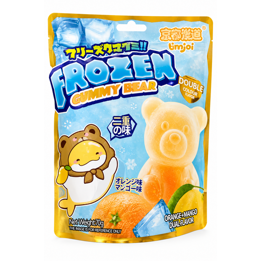 Frozen Gummy Bear – Jeleu Ursuleț cu Portocală și Mango – 70 g