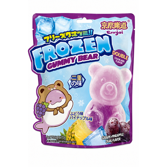 Frozen Gummy Bear – Jeleu Ursuleț cu Struguri și Ananas – 70 g