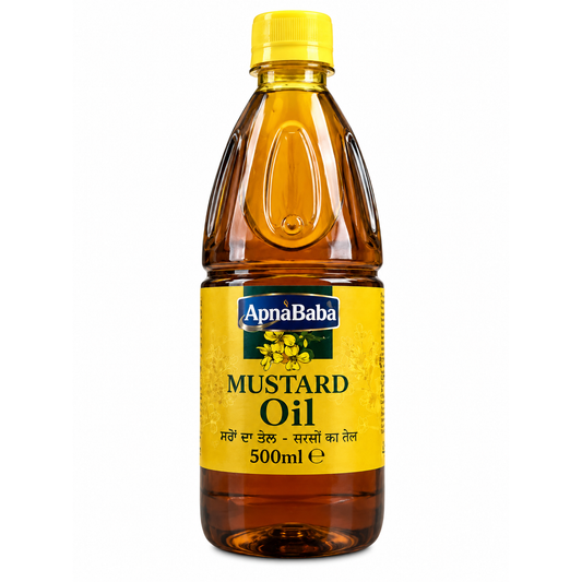 ApnaBaba Ulei de Muștar – Mustard Oil, 500 ml