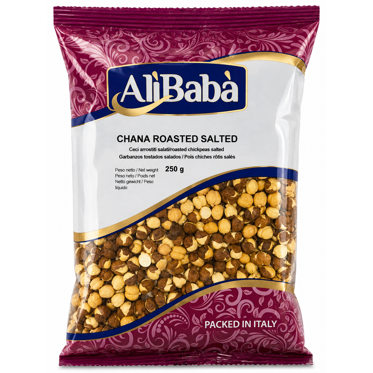 AliBaba Chana Roasted Salted – Năut Prăjit și Sărat 250 g