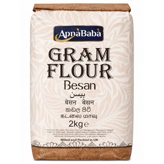 ApnaBaba Gram Flour Besan – Făină de Năut, 2 kg