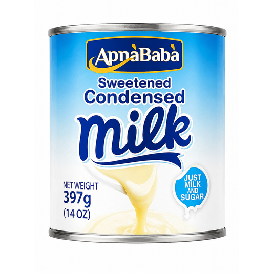 ApnaBaba Lapte Condensat Îndulcit – Sweetened Condensed Milk 397 g