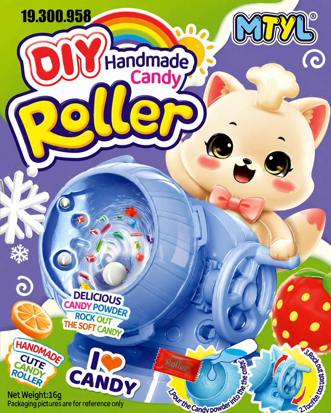 Kit DIY Handmade Candy Roller – Set Creativ pentru Prepararea Dulciurilor | 16 g