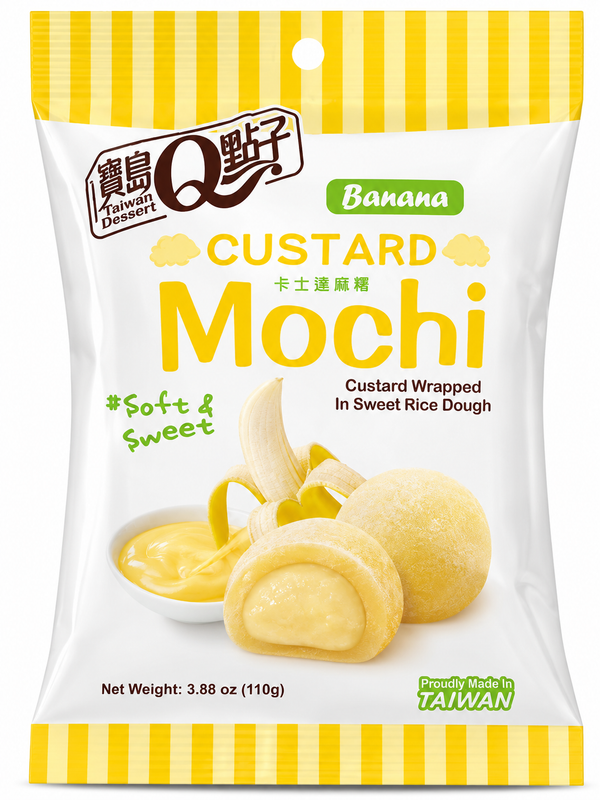 Mochi cu Cremă de Banane – Desert Japonez Soft & Sweet 110g