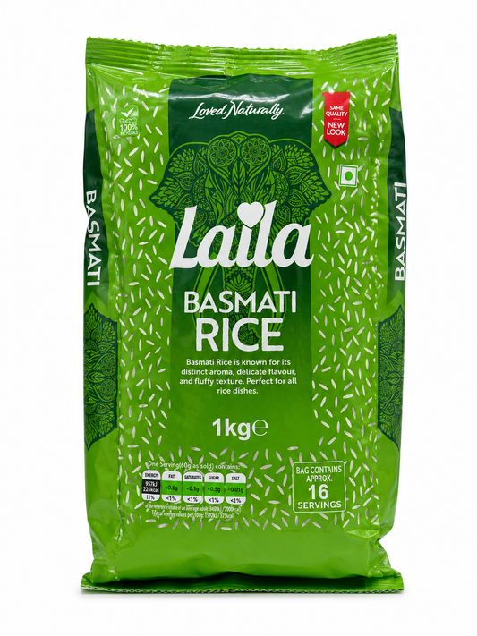 Orez Basmati Laila 1 kg – Aromă Autentică și Boabe Fine