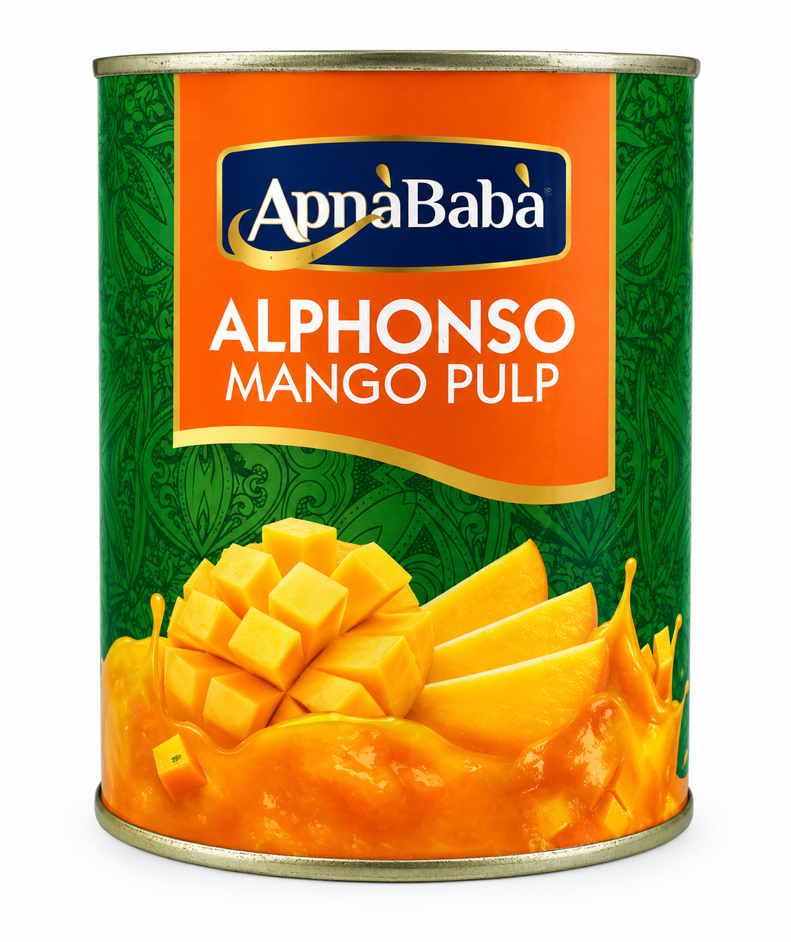 Pulpă de Mango Alphonso ApnaBaba 850g – Piure Natural de Mango pentru Deserturi și Băuturi
