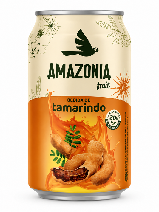 Băutură cu Tamarind Amazonia Fruit 330ml – Răcoritoare Exotică cu Gust Natural de Tamarind