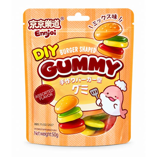 Ennjoi DIY Burger Shaped Gummy 50g