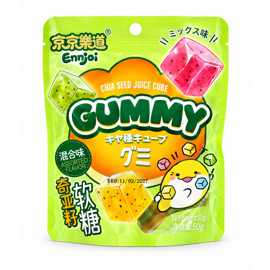 Ennjoi Chia Seed Juice Cube Gummy 50g