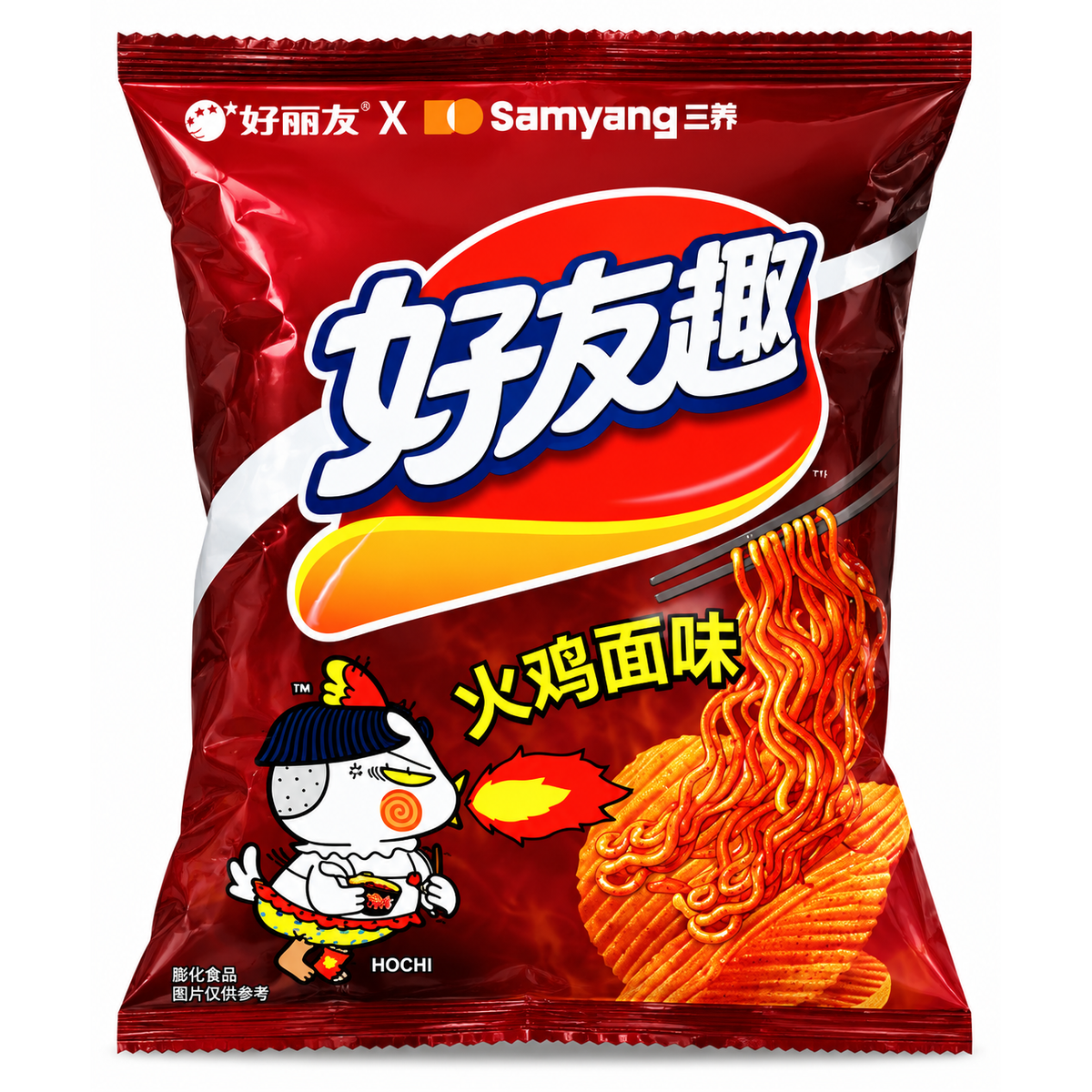 Hochi x Samyang Spicy Turkey Noodle Flavor Chips