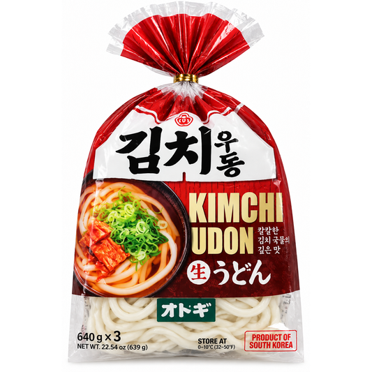Ottogi Kimchi Udon 生うどん 640g x3
