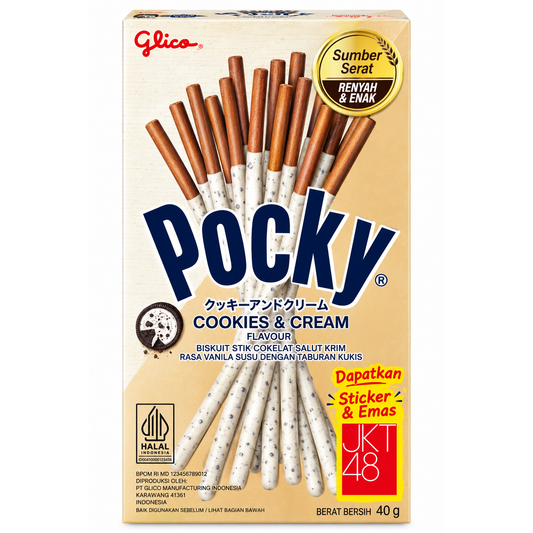 Pocky Cookies & Cream 40g