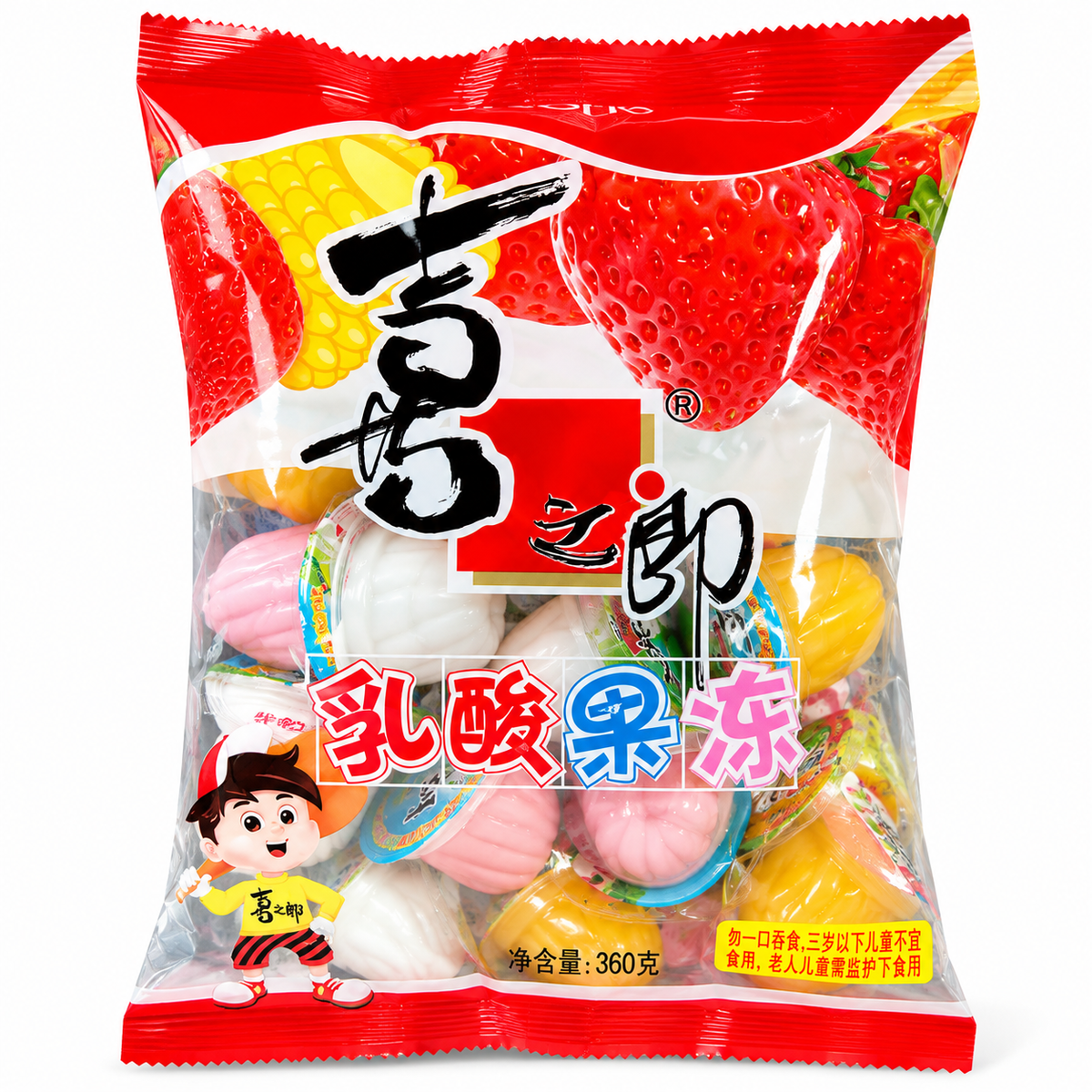 Xizhilang Lactic Acid Fruit Jelly 360 g