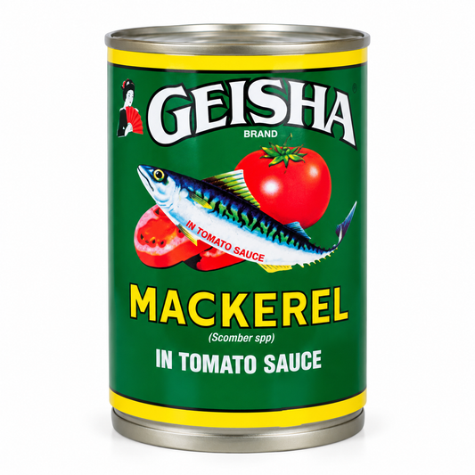 Geisha Macrou în Sos de Roșii (Mackerel in Tomato Sauce) – 425 g