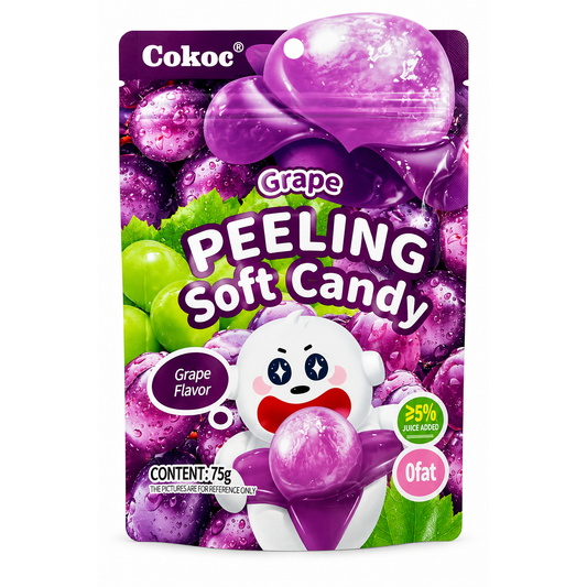 Cokoc Peeling Soft Candy Struguri 75 g pe fundal alb