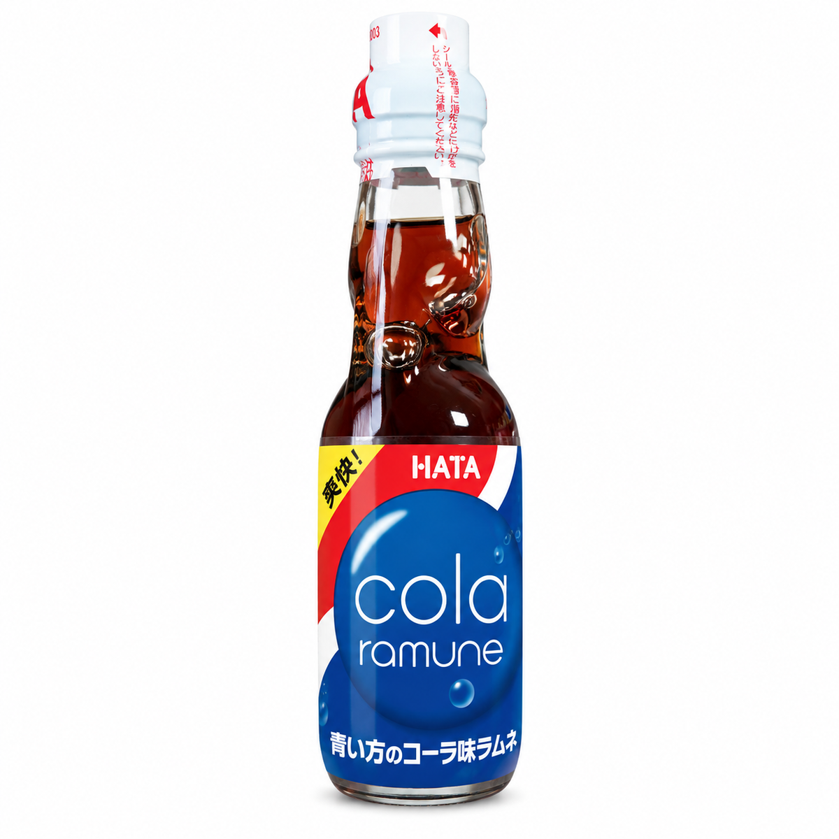 HATA Cola Ramune 200 ml – băutură japoneză carbogazoasă cu aromă de cola