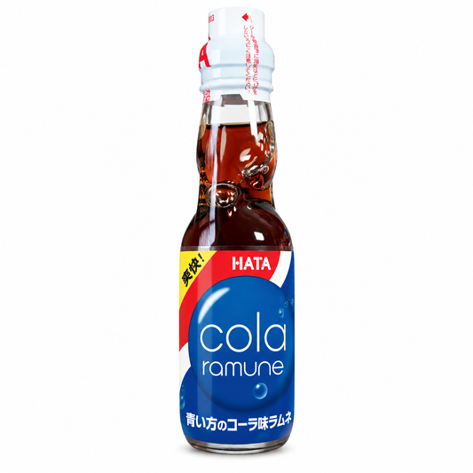 HATA Cola Ramune 200 ml – băutură japoneză carbogazoasă cu aromă de cola