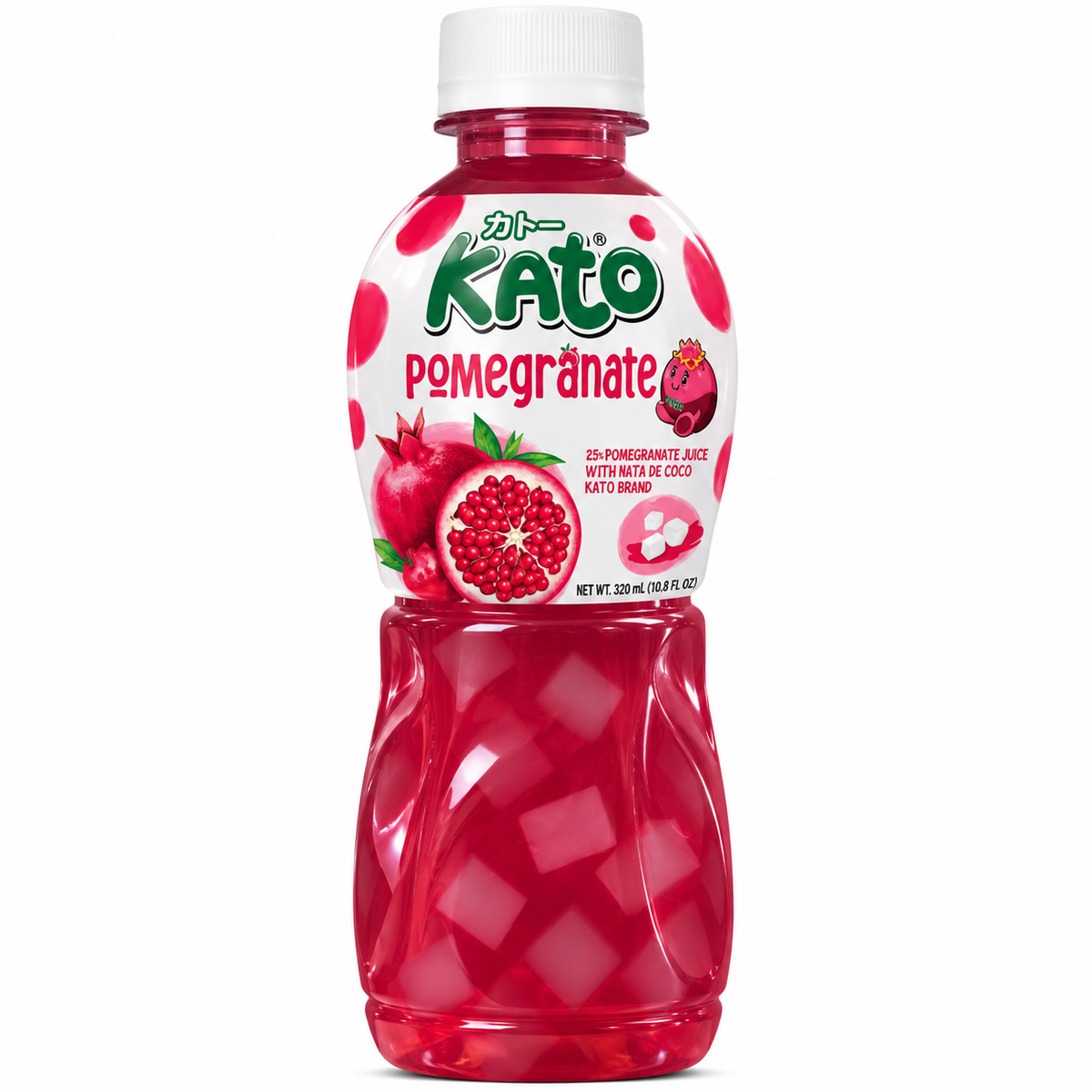 KATO Pomegranate – Băutură cu Rodie și Nata de Coco 320 ml