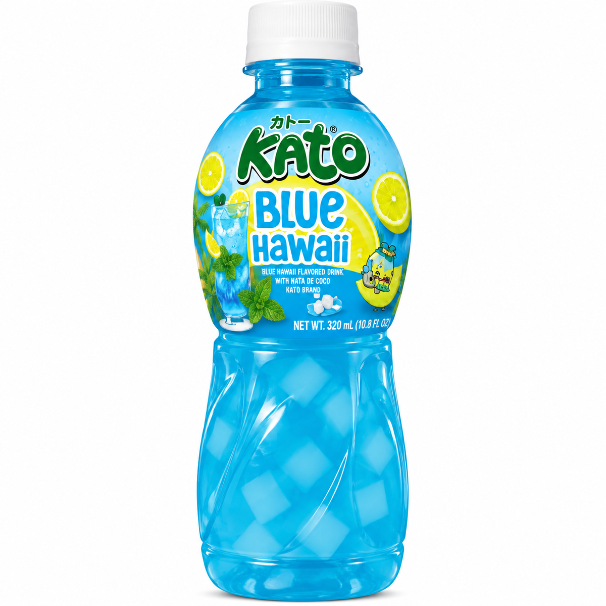 KATO Blue Hawaii – Băutură cu Nata de Coco 320 ml