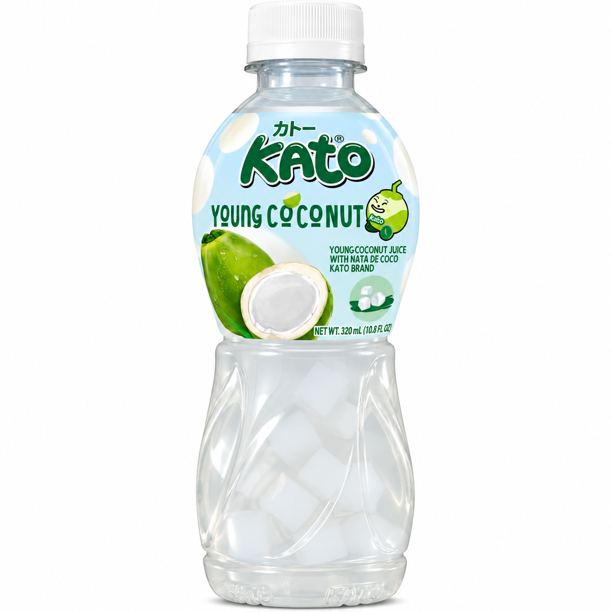 KATO Young Coconut – Băutură cu Cocos Tânăr și Nata de Coco 320 ml