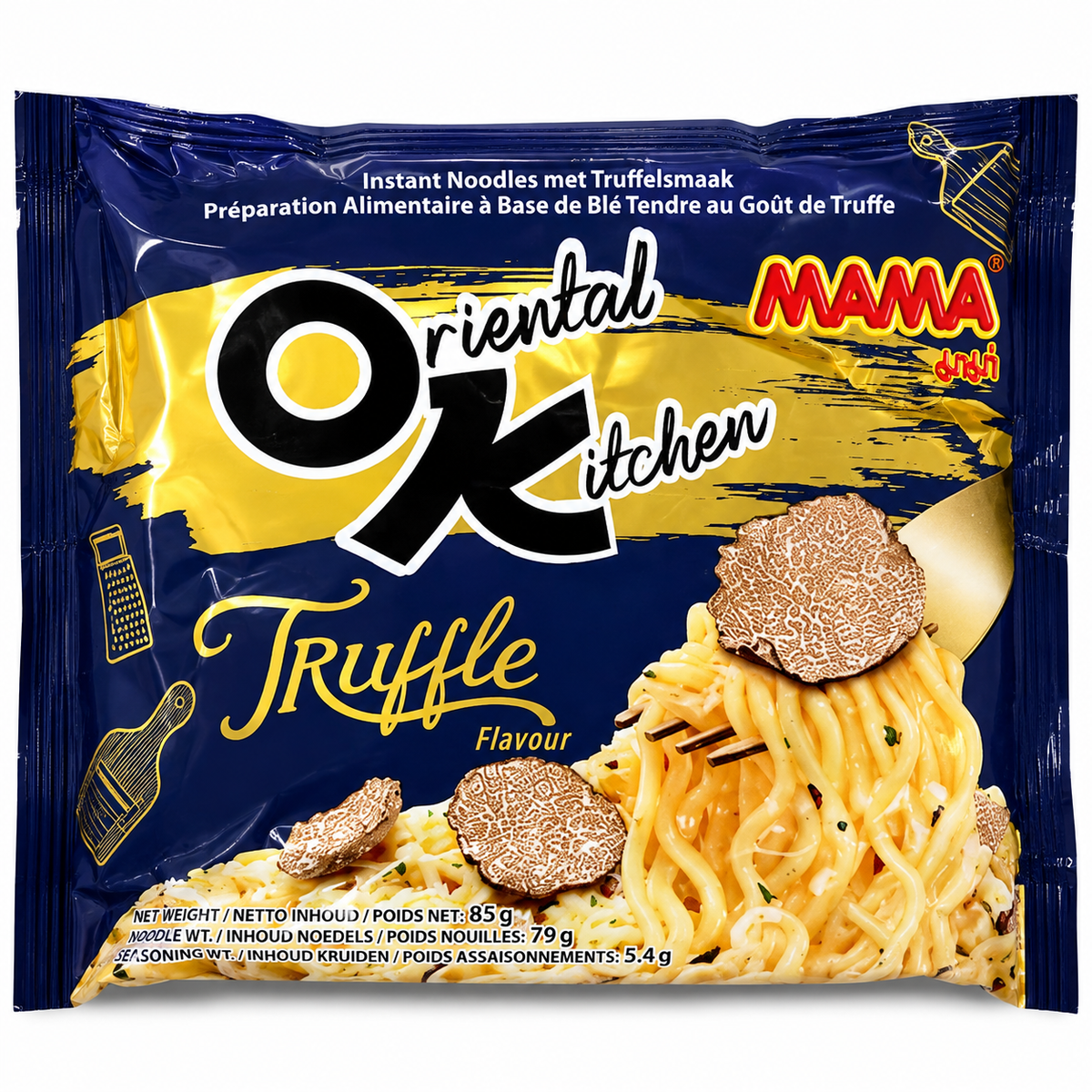MAMA Oriental Kitchen Truffle Flavour 85 g – noodles instant cu aromă de trufe