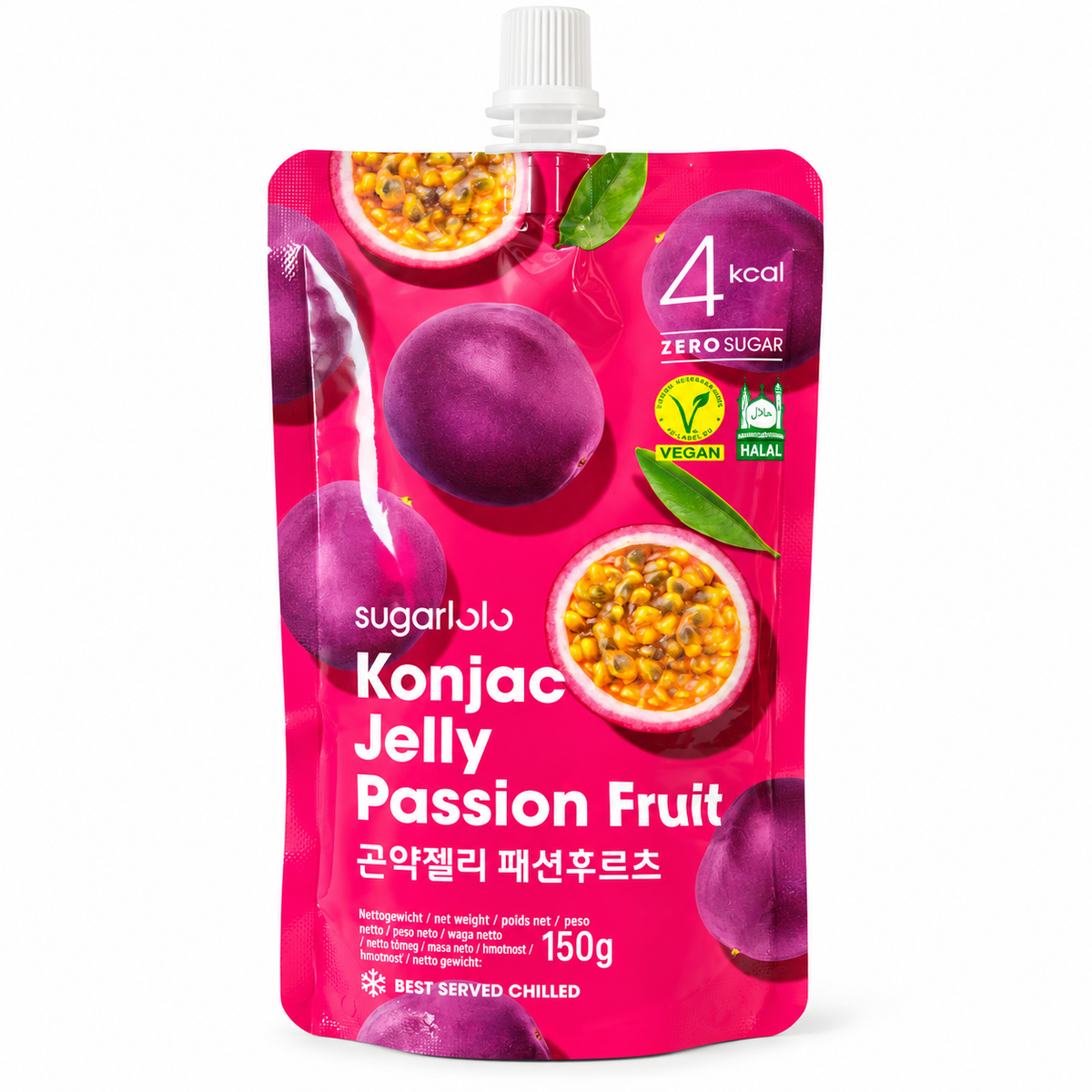 Sugar Lolo Konjac Jelly Passion Fruit 150 g – jeleu cu fructul pasiunii