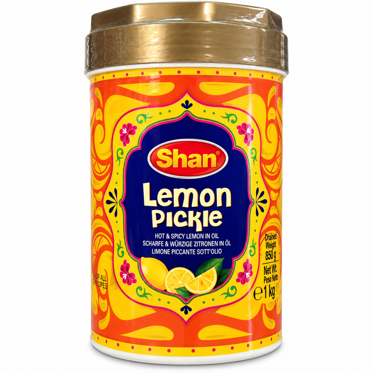 Shan – Lămâi Murate Picante în Ulei (Lemon Pickle) 1 kg