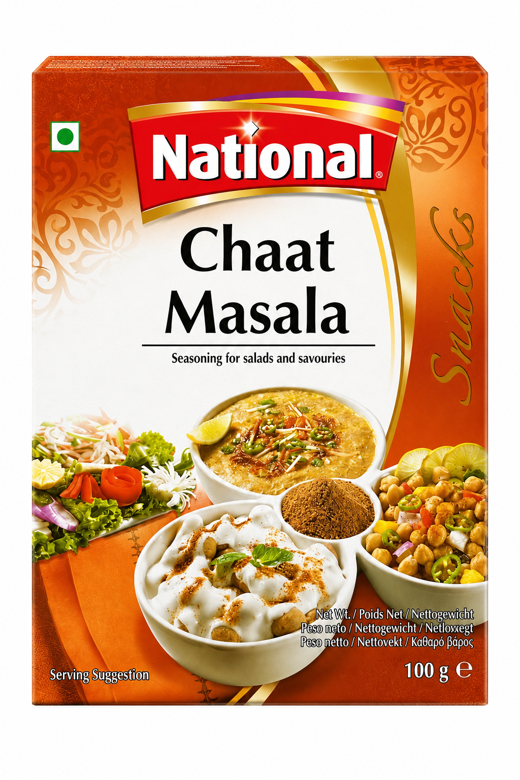 National Chaat Masala 100g – Condiment Indian pentru Salate, Fructe și Gustări