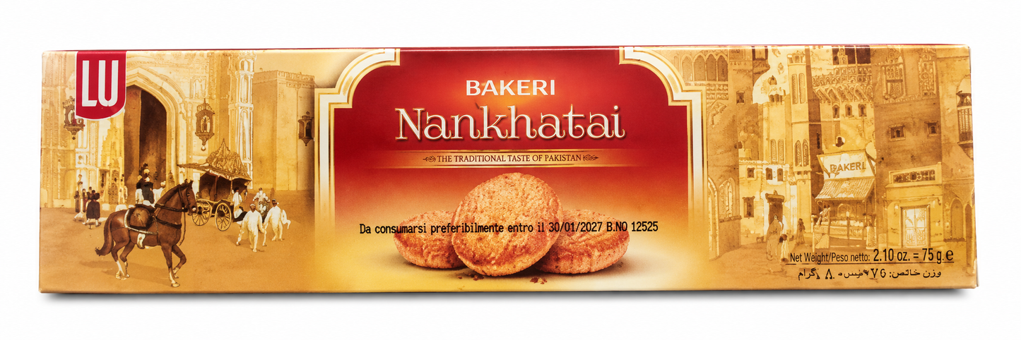 LU Bakeri Nankhatai Biscuits 76.8g – Biscuiți Tradiționali Pakistanezi cu Gust Delicat