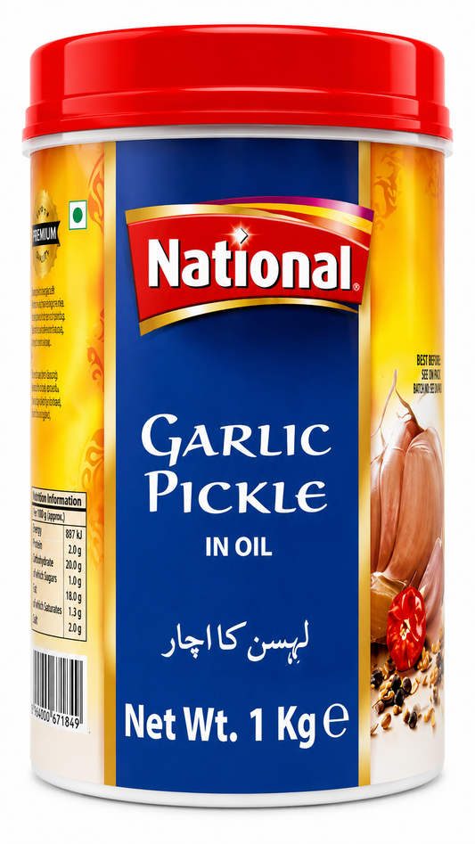 National Garlic Pickle in Oil 1kg – Murături de Usturoi în Ulei, Rețetă Tradițională