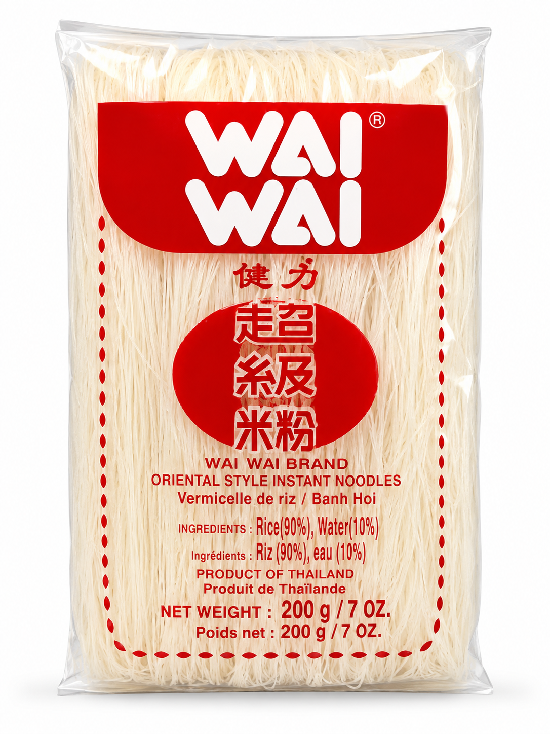 Wai Wai Vermicelli de Orez 200g – Tăiței de Orez Instant în Stil Asiatic