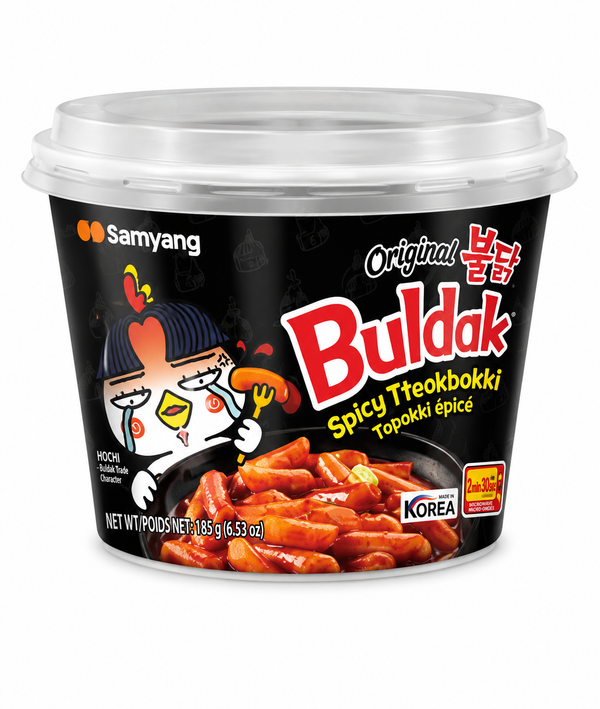 Samyang Buldak Original Spicy Tteokbokki 185 g – Tteokbokki Coreean Picant la Pahar