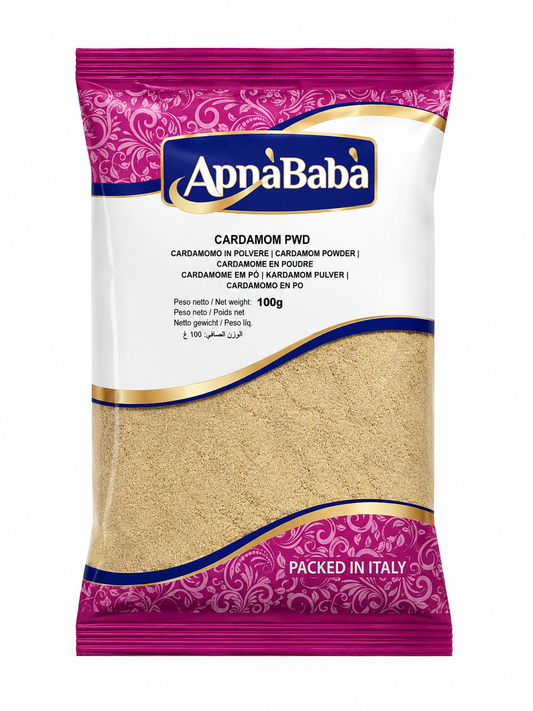 Cardamom Pudră ApnaBaba 100 g – Condiment Aromatic Premium